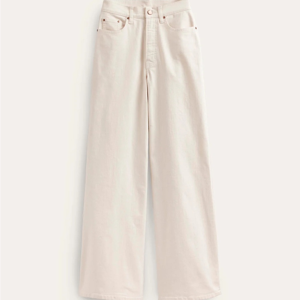 Boden High Rise Wide Leg Jeans NWT